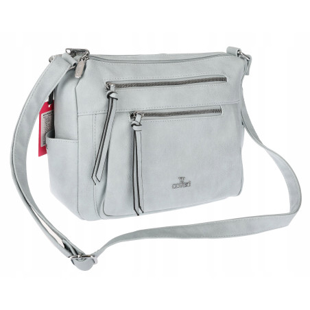 Torebka Damska Listonoszka Modna Pojemna Torba na Ramię L791A Niebieska