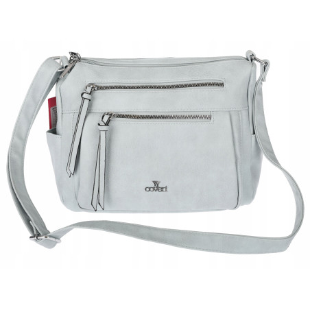 Torebka Damska Listonoszka Modna Pojemna Torba na Ramię L791A Niebieska