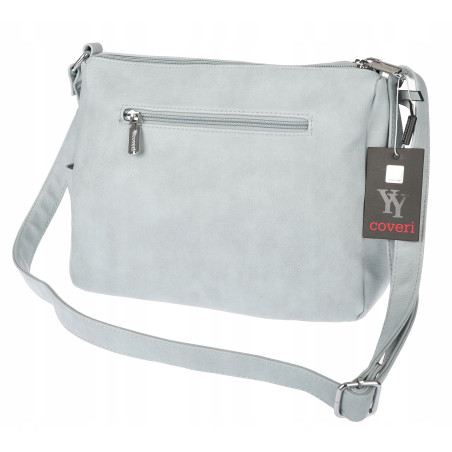 Torebka Damska Listonoszka Modna Pojemna Torba na Ramię L791A Niebieska