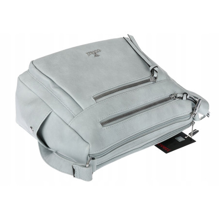 Torebka Damska Listonoszka Modna Pojemna Torba na Ramię L791A Niebieska