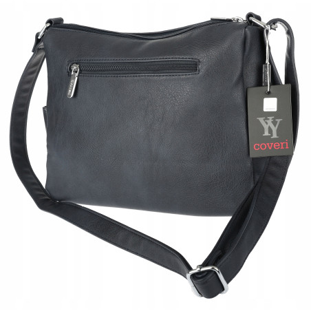 Torebka Damska Listonoszka Modna Pojemna Torba na Ramię L791A Granatowa