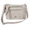Torebka Damska Listonoszka Modna Pojemna Torba na Ramię Cross L791A Beżowa