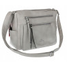Torebka Damska Listonoszka Modna Pojemna Torba na Ramię Cross L791A Szara