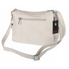 Torebka Damska Listonoszka Modna Pojemna Torba na Ramię Cross L791A Beżowa