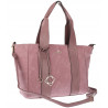 Torebka Damska Shopperka Pojemna Duża A4 Modna Torba kuferek CH339 Różowa