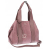 Torebka Damska Shopperka Pojemna Duża A4 Modna Torba kuferek CH339 Różowa