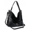 Torebka Damska Listonoszka Worek Shopper Modna Torba na Ramię SR56 Czarna