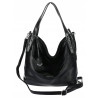 Torebka Damska Listonoszka Worek Shopper Modna Torba na Ramię SR56 Czarna