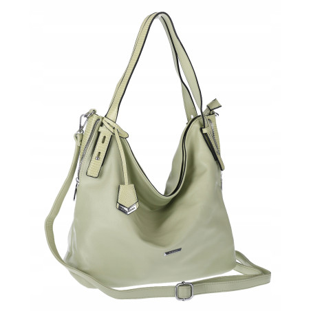 Torebka Damska Listonoszka Worek Shopper Modna Torba na Ramię SR56 Zielona