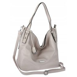 Torebka Damska Listonoszka Worek Shopper Modna Torba na Ramię SR56 Szara