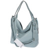 Torebka Damska Listonoszka Worek Shopper Duża Torba na Ramię SR56 Niebieska