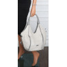 Torebka damska worek shopper na ramię duża pajemna casual CC6701 Szara