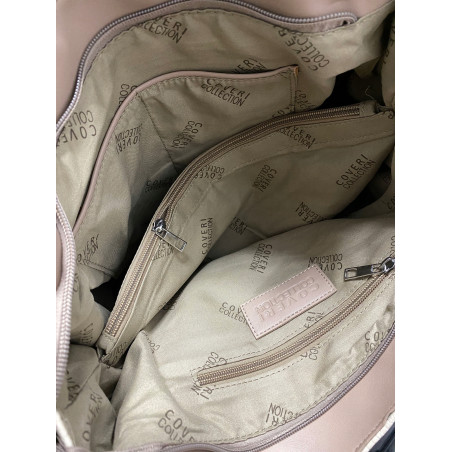 Torebka damska worek shopper na ramię duża pajemna casual CC6701 Szara