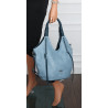 Torebka damska worek shopper na ramię duża pajemna casual CC6701 Niebieska
