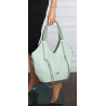 Torebka damska worek shopper na ramię duża pajemna casual CC6701 Zielona