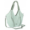 Torebka damska worek shopper na ramię duża pajemna casual CC6701 Zielona