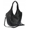 Torebka damska worek shopper na ramię duża pajemna casual CC6701 Czarna