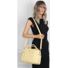 Torebka damska kuferek listonoszka pojemna na ramię casual CH2171 Żółty