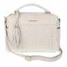 Torebka damska kuferek listonoszka pojemna na ramię casual CH2171 Beżowa