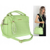 Torebka damska kuferek listonoszka pojemna na ramię casual CH2171 Zielona