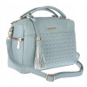 Torebka damska kuferek listonoszka pojemna na ramię casual CH2171 Niebieska