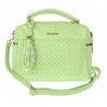 Torebka damska kuferek listonoszka pojemna na ramię casual CH2171 Zielona
