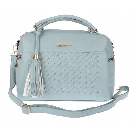 Torebka damska kuferek listonoszka pojemna na ramię casual CH2171 Niebieska
