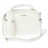 Torebka damska kuferek listonoszka pojemna na ramię casual CH2171 Biała