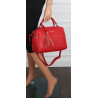 Torebka damska kuferek listonoszka pojemna na ramię casual CH2171 Czerwona
