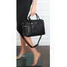 Torebka damska kuferek listonoszka pojemna na ramię casual CH2171 Czarna