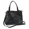 Torebka damska shopper worek pojemna na ramię torba modna CC6682 Czarna