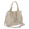 Torebka damska shopper worek pojemna na ramię torba modna CC6682 Beżowa