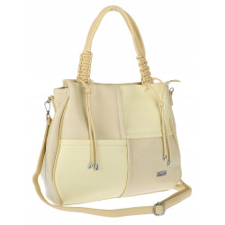 Torebka damska shopper worek pojemna na ramię torba modna CC6682 Żółta