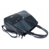 Torebka damska shopper worek pojemna na ramię torba modna CC6682 Granatowa