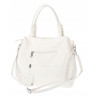 Torebka damska shopper worek pojemna na ramię torba modna CC6682 Biała