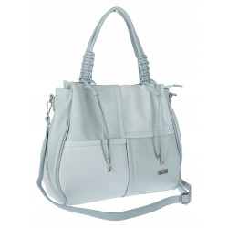 Torebka damska shopper worek pojemna na ramię torba modna CC6682 Niebieska