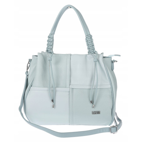 Torebka damska shopper worek pojemna na ramię torba modna CC6682 Niebieska