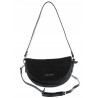 Torebka damska listonoszka półksiężyc modna na ramię torba 5817 Czarna