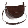 Torebka damska listonoszka półksiężyc modna na ramię torba 5817 Czekoladowa