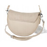 Torebka damska listonoszka półksiężyc modna na ramię torba 5817 Beżowa