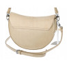 Torebka damska listonoszka półksiężyc modna na ramię torba 5817 Beżowa