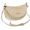 Torebka damska listonoszka półksiężyc modna na ramię torba 5817 Beżowa