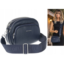 Torebka damska listonoszka pojemna na ramię torba casual RS3493 Granatowa