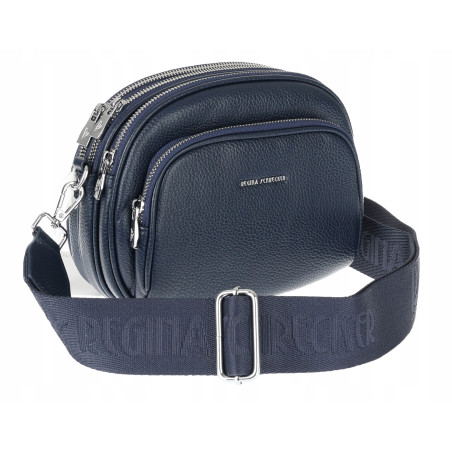 Torebka damska listonoszka pojemna na ramię torba casual RS3493 Granatowa