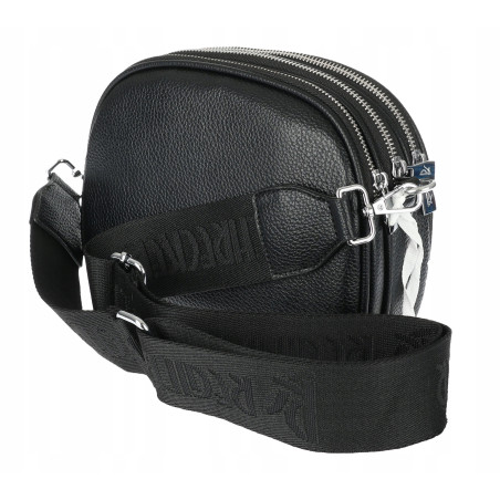 Torebka damska listonoszka mała pojemna na ramię torba casual RS3493 Czarna