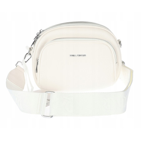 Torebka damska listonoszka mała pojemna na ramię torba casual RS3493 Biała