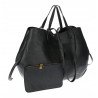 Torebka damska shopperka łódka pojemna na ramię duża torba RS5019 Czarna