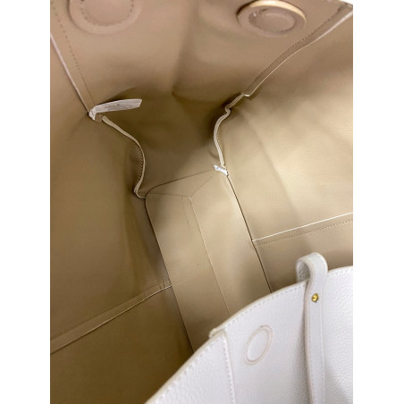 Torebka damska shopper łódka pojemna na ramię duża torba RS5019 Czekoladowa