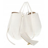 Torebka damska shopperka łódka pojemna na ramię duża torba RS5019 Biała