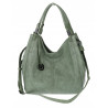 Tommasini Torebka Damska Listonoszka Duża Torba Shopper Worek 2692 Zielona